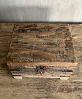 Houten kistje oud hout | Houten kistje truckwood  B small