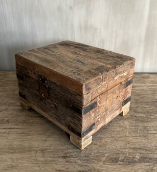 Houten kistje oud hout | Houten kistje truckwood  B small