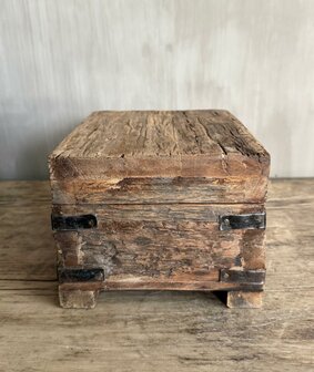 Houten kistje oud hout | Houten kistje truckwood  C small