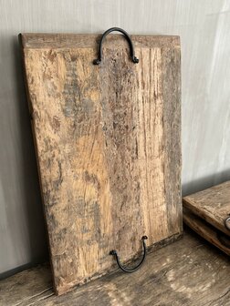 Tray railway,  houten dienblad medium C