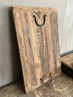 Tray railway,  houten dienblad medium D