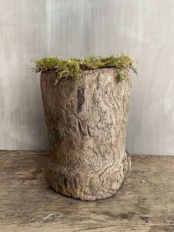Houten vijzel klein