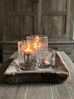 Houten schaal met handvat| houten bak met handvat 1