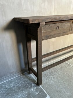 Sidetable Driftwood 3- lades 170cm  (afhalen)
