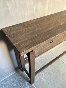 Sidetable Driftwood 3- lades 170cm  (afhalen)