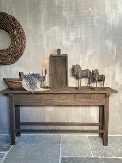 Sidetable Driftwood 3- lades 170cm  (afhalen)