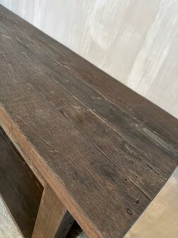 Sidetable met 2 lades en onderblad Driftwood B (afhalen)