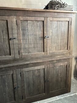 6- deurs kast Gili Driftwood (afhalen)