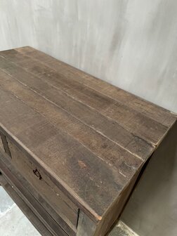 Sidetable driftwood 2 lades Kota 80cm B  (afhalen)