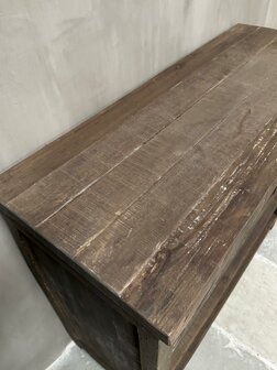 Sidetable driftwood 2 lades Kota 100cm B (afhalen)