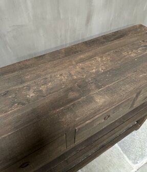 Sidetable Driftwood 3 lades Kota 120cm (afhalen)
