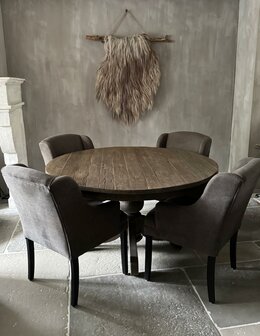 Ronde tafel Driftwood | ronde eetkamertafel Driftwood 140cm