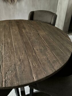 Ronde tafel Driftwood | ronde eetkamertafel Driftwood 140cm