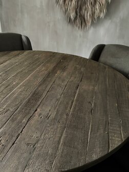 Ronde tafel Driftwood | ronde eetkamertafel Driftwood 140cm