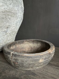Oud houten schaaltje Be