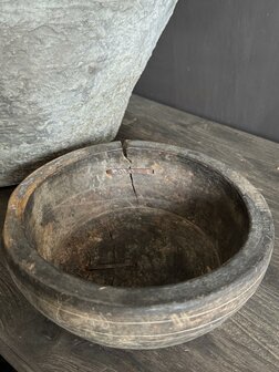 Oud houten schaaltje Be