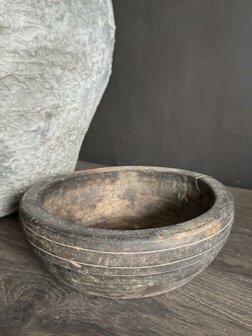 Oud houten schaaltje Be