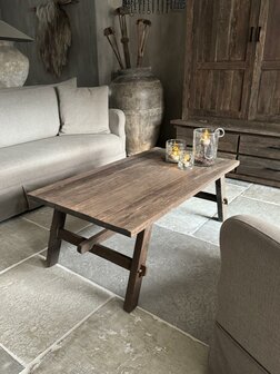 Salontafel cross Driftwood 120x70cm B (afhalen)