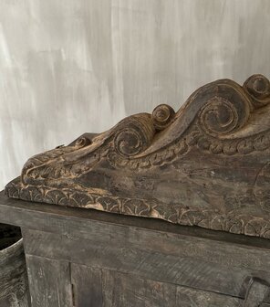 Authentiek houten ornament XXL (afhalen)