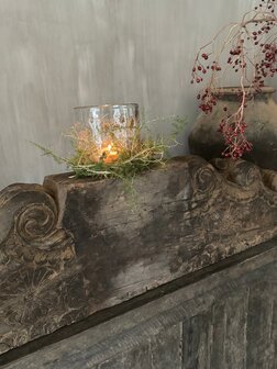 Authentiek houten ornament XXL (afhalen)