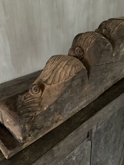 Authentiek houten ornament XXL (afhalen)