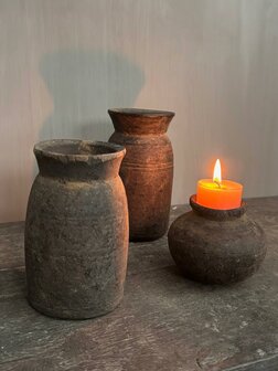 Nepalese kruik XS M11(hoogte 12cm)