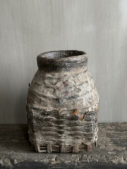 Leemmandje | Leemkruikje vierkant klein.