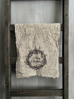 Shabby doek Merry Christmas 