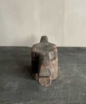 Oude houten handgemaakte pers