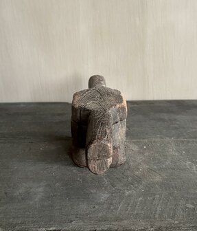 Oude houten handgemaakte pers