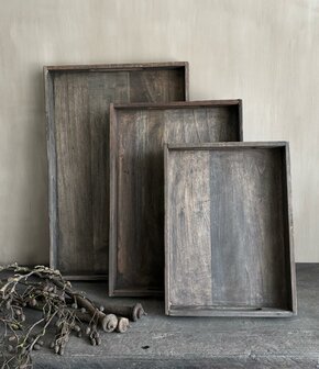 Houten dienblad klein