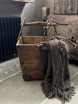 Oude rijstbak | oude bak met handvat E