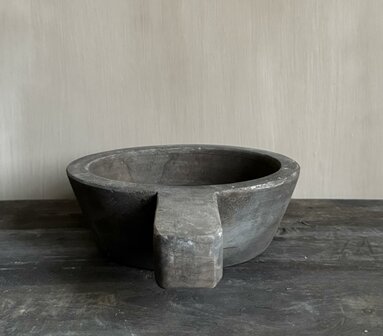 Houten schaal met handvat M