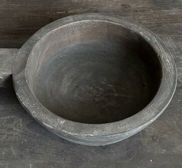 Houten schaal met handvat M