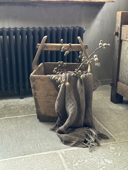 Oude rijstbak | oude bak met handvat C1