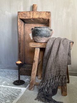 Houten schaal met handvat 5