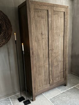 2- deurs kast Driftwood  (afhalen)