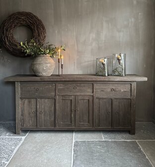 Dressoir groot 6- deurs Driftwood (afhalen)