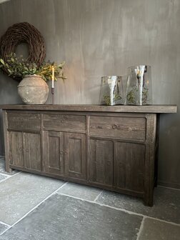 Dressoir groot 6- deurs Driftwood (afhalen)