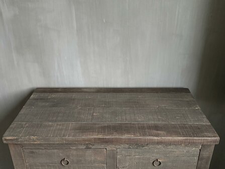 Sidetable driftwood 2 lades Kota 80cm C (afhalen)