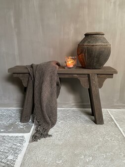 Driftwood bankje | oud houten bankje 90cm