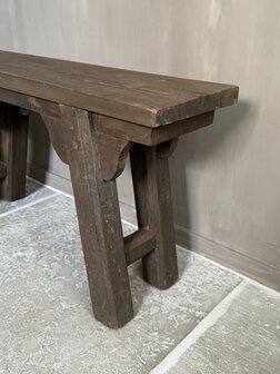 Driftwood bankje | oud houten bankje 90cm