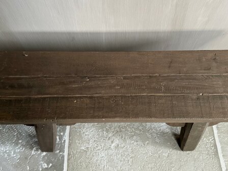 Driftwood bankje | oud houten bankje 90cm
