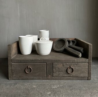 Gruttersbak 2 lades Driftwood| display 2 lades Driftwood 