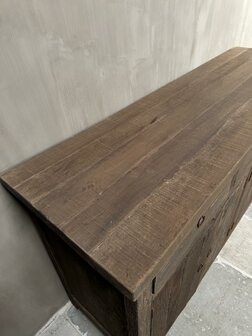 Dressoir Driftwood 4-deurs 3 lades A (afhalen)