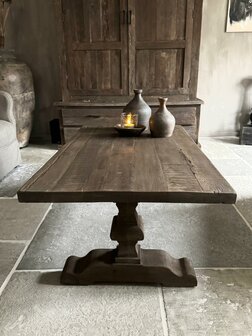 Salontafel Driftwood Kloosterpoot (afhalen)