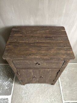 Wandkastje Driftwood 2- deurs en lade A (afhalen)