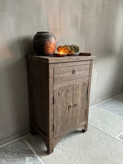 Wandkastje Driftwood 2- deurs en lade B (afhalen)