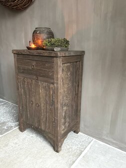 Wandkastje Driftwood 2- deurs en lade B (afhalen)