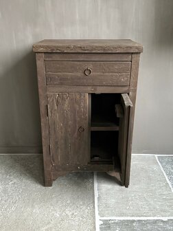 Wandkastje Driftwood 2- deurs en lade B (afhalen)